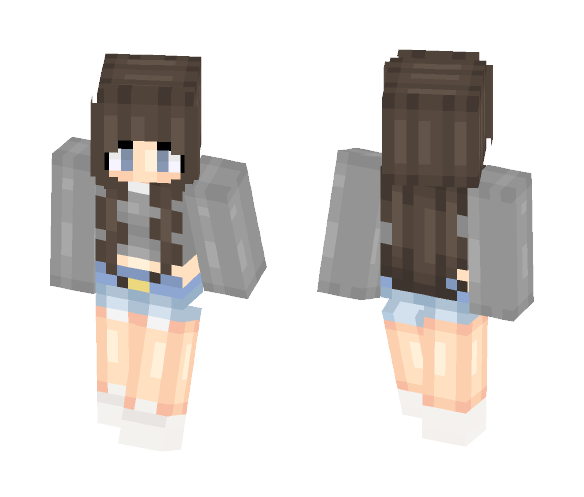 basic girl ; skyslxys req! - Girl Minecraft Skins - image 1