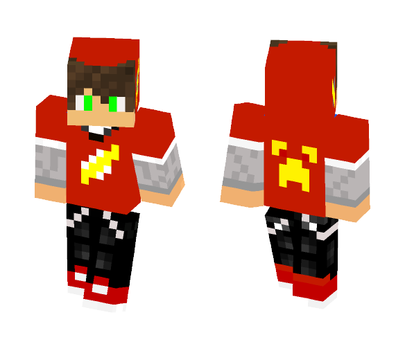 Central City Flash Fan Boy - Boy Minecraft Skins - image 1