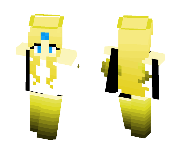 Golden Angel - Female Minecraft Skins - image 1