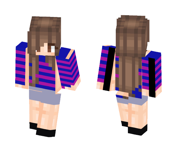 Undertale FanGirl for Ariana - Female Minecraft Skins - image 1