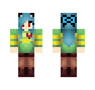 CHARA BE LIKE BLUE - Female Minecraft Skins - image 2