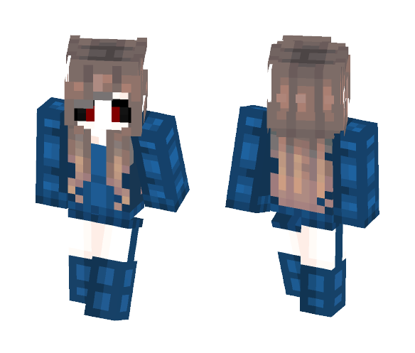 Im just blue - Female Minecraft Skins - image 1