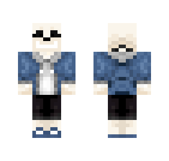 Sans ( Requested by Dapperblock) - Male Minecraft Skins - image 2