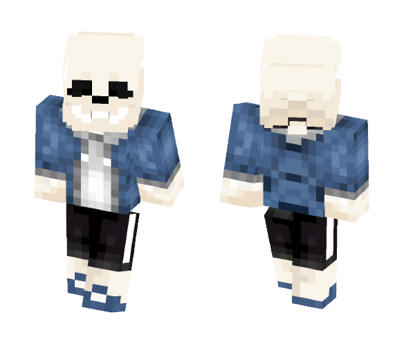 Sans ( Requested by Dapperblock) - Male Minecraft Skins - image 1