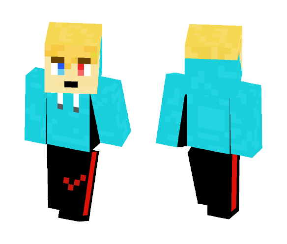 Boy with blue sweatshirt - Boy Minecraft Skins - image 1