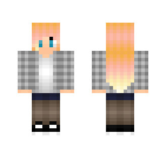 -Candy hair girl- - Color Haired Girls Minecraft Skins - image 2