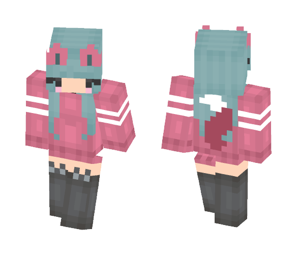 ~Human Chibi Fox Girl ;3;~ - Girl Minecraft Skins - image 1