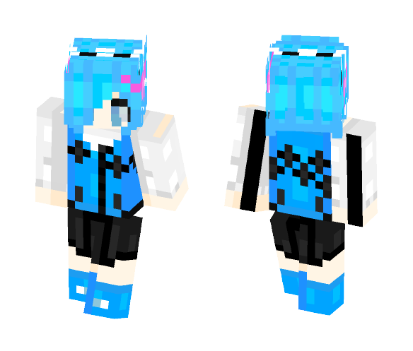 Rem ReZero Other Outfit - Female Minecraft Skins - image 1
