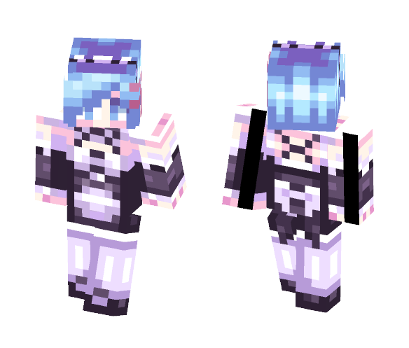 Rem | Re:Zero (Ram in desc.) - Female Minecraft Skins - image 1