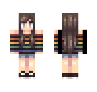 rainbow teen - Female Minecraft Skins - image 2