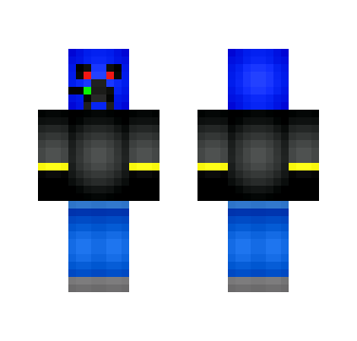 Blue Creeper Revamped - Other Minecraft Skins - image 2
