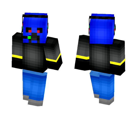 Blue Creeper Revamped - Other Minecraft Skins - image 1