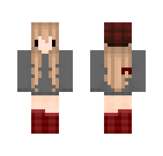 ☣ Cherry Red - Female Minecraft Skins - image 2
