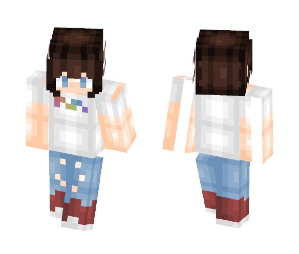 ew who is this ugly person - Interchangeable Minecraft Skins - image 1