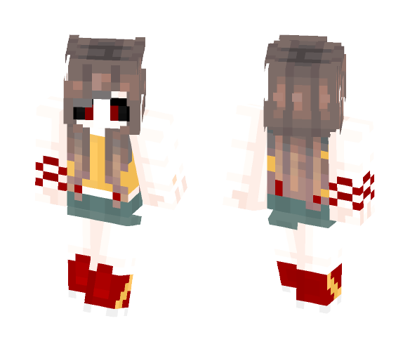 Why cant I just be Ash T^T - Female Minecraft Skins - image 1