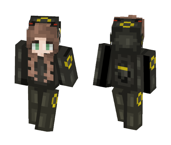 Umbreon Onesie - Female Minecraft Skins - image 1