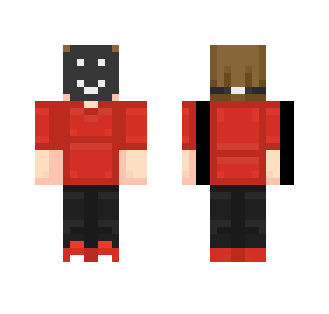 _Panda~Red thing with a mask - Male Minecraft Skins - image 2