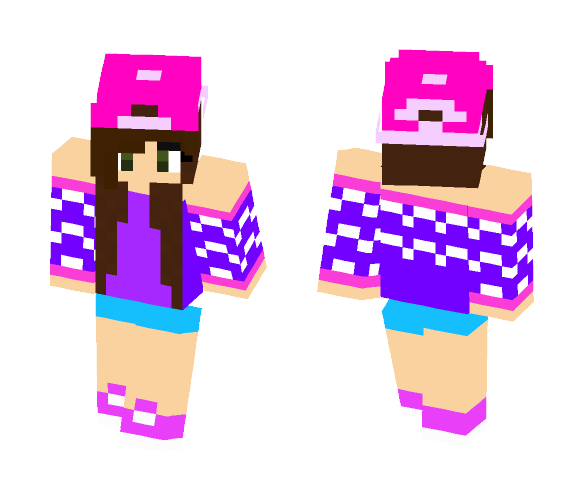 Idk its just a girl with a hat - Girl Minecraft Skins - image 1