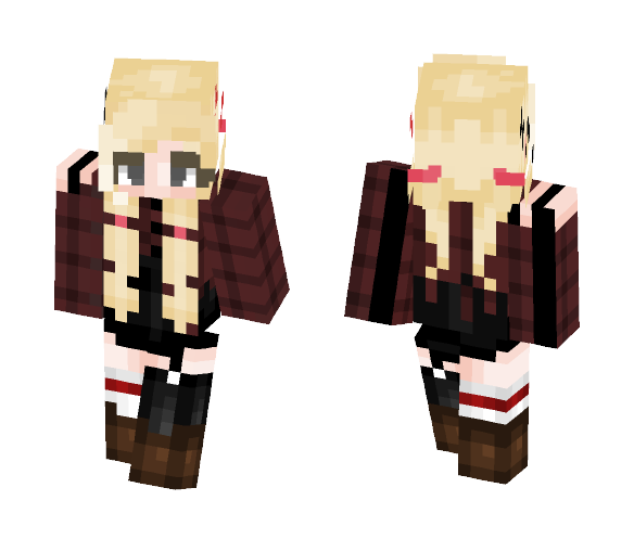 Plaid Puddin' - Female Minecraft Skins - image 1