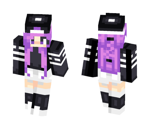 Very purple - Female Minecraft Skins - image 1