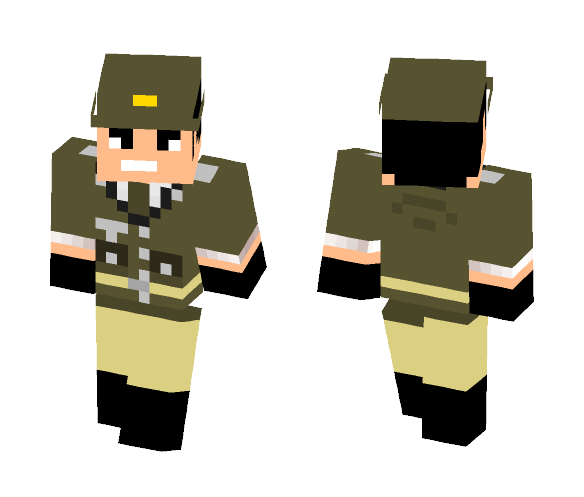 Major Gobler - Indiana Jones 1 - Male Minecraft Skins - image 1