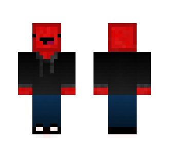 Red Derpy Slime Hoodie - Male Minecraft Skins - image 2