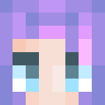 blue and purple pastels - Female Minecraft Skins - image 3