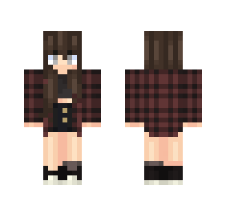 ℐzzyOwl- Plaid Girl - Girl Minecraft Skins - image 2