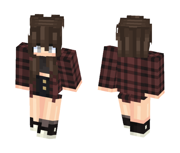 ℐzzyOwl- Plaid Girl - Girl Minecraft Skins - image 1