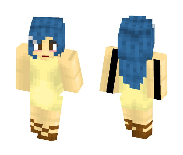 Yellow Sundress - Female Minecraft Skins - image 1