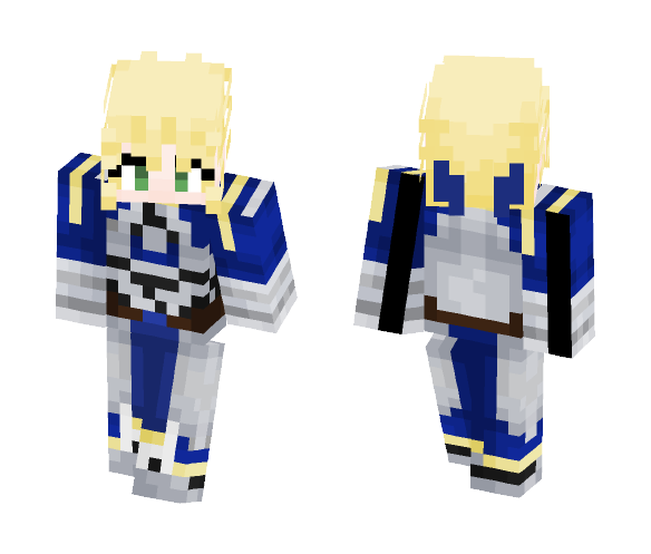 Fate/Stay Night - Saber - Male Minecraft Skins - image 1