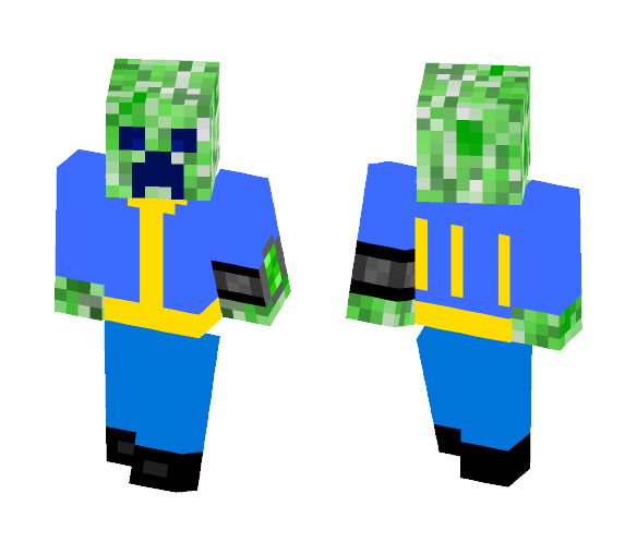 Vault Creeper - Male Minecraft Skins - image 1