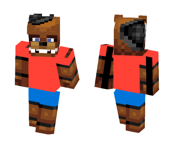 Freddy Fazbear w/ Clothes - Male Minecraft Skins - image 1