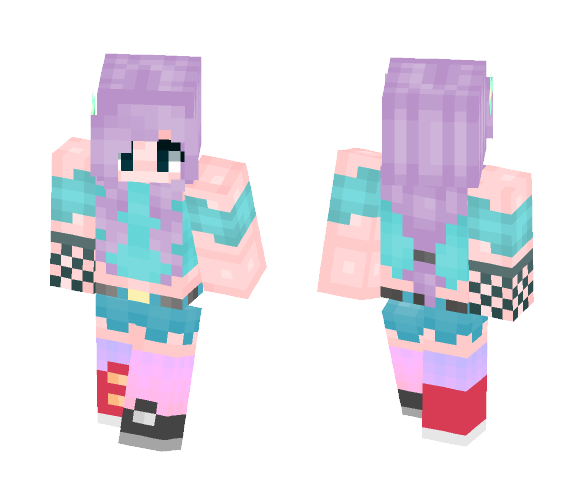 Lilac - Female Minecraft Skins - image 1