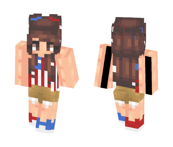 ???? Late 4th of July ???? - Female Minecraft Skins - image 1