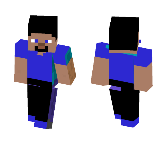 Blue Steve - Male Minecraft Skins - image 1