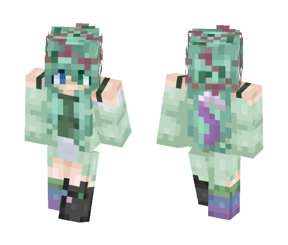 Daughter Of Nature ~Old - Female Minecraft Skins - image 1