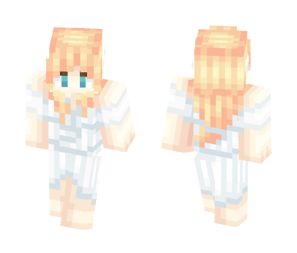 [Thinkingz] - White Angel (Female) - Female Minecraft Skins - image 1
