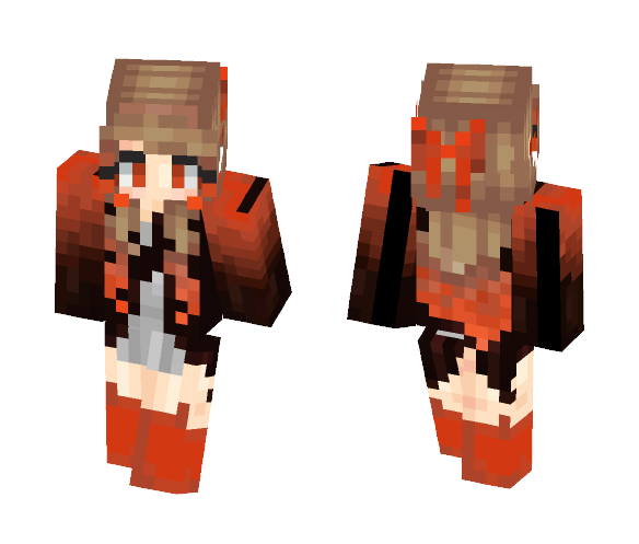 Skin Trade With Artiqe! (Fire) - Female Minecraft Skins - image 1