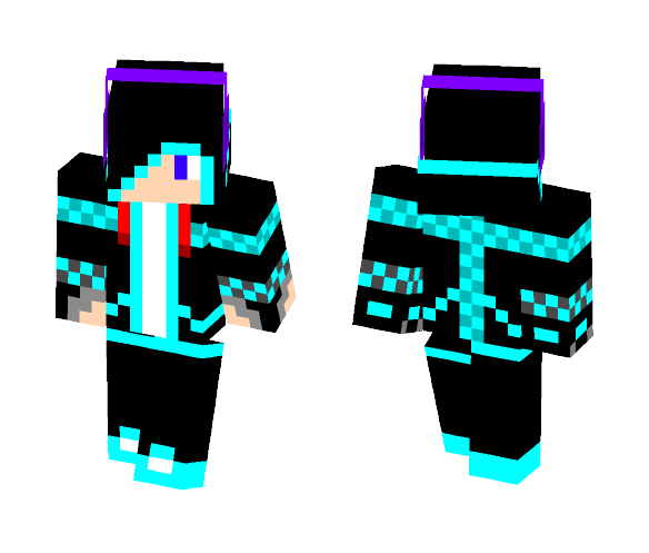 Blue emo - Male Minecraft Skins - image 1