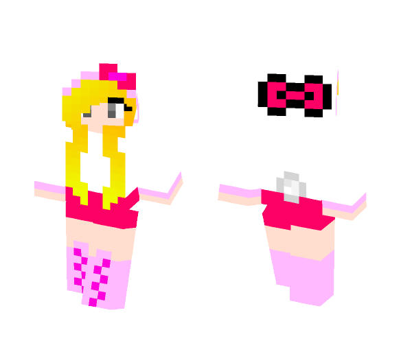 Hello Kitty girl - Girl Minecraft Skins - image 1