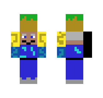 old man holding gold/dirt block - Male Minecraft Skins - image 2