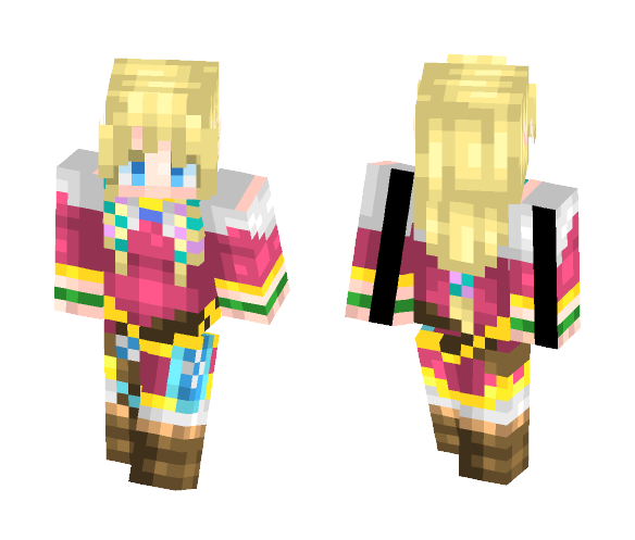 ☯Ϻίɗ☯ Zelda Reshade - Female Minecraft Skins - image 1