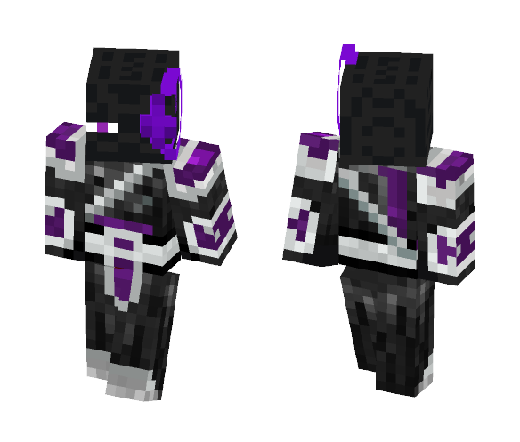 Enderman warrior with eye patch - Male Minecraft Skins - image 1
