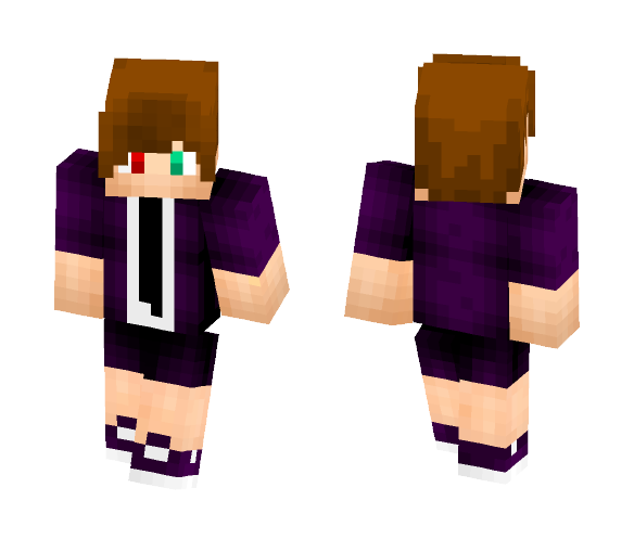 Boy Purple Simple - Boy Minecraft Skins - image 1