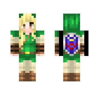 ☯Ϻίɗ☯ Female Link Reshade - Female Minecraft Skins - image 2