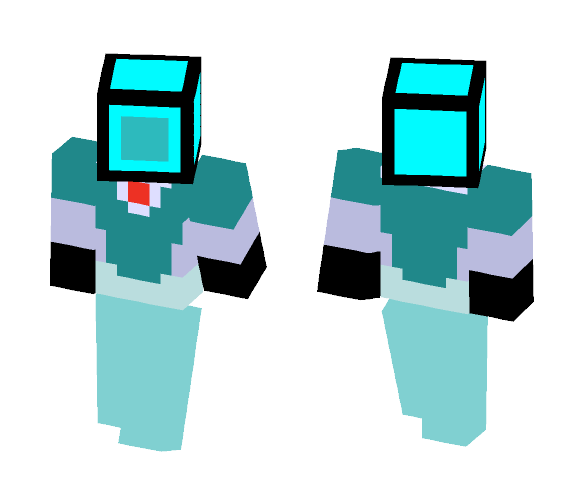 Diamond Princess Skin (MediaMix1) - Female Minecraft Skins - image 1