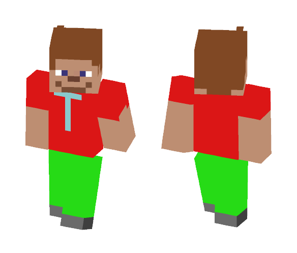 A new skin with a T on the stomach - Male Minecraft Skins - image 1