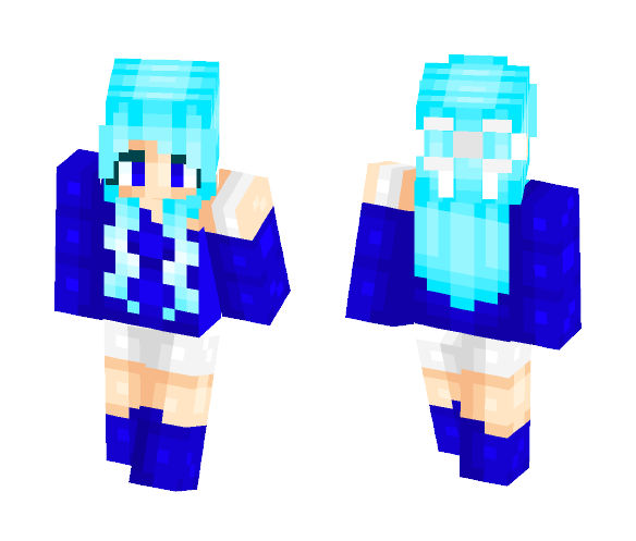 Blu Girl Blues - Girl Minecraft Skins - image 1