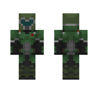 DOOM Marine (looks better in 3D) - Male Minecraft Skins - image 2